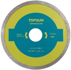 DIAMOND BLADE 115MM CONT. RIM DELROCK