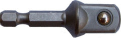 SOCKET ADAPTOR 1/2'M SQ X 50MM 1/4'M HEX SHANK BULK