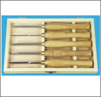 WOOD TURNING CHISEL SET 5PCE