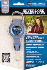 T-REIGN MD CARABINER BLUE OUTDOOR 36' KEVLAR CORD